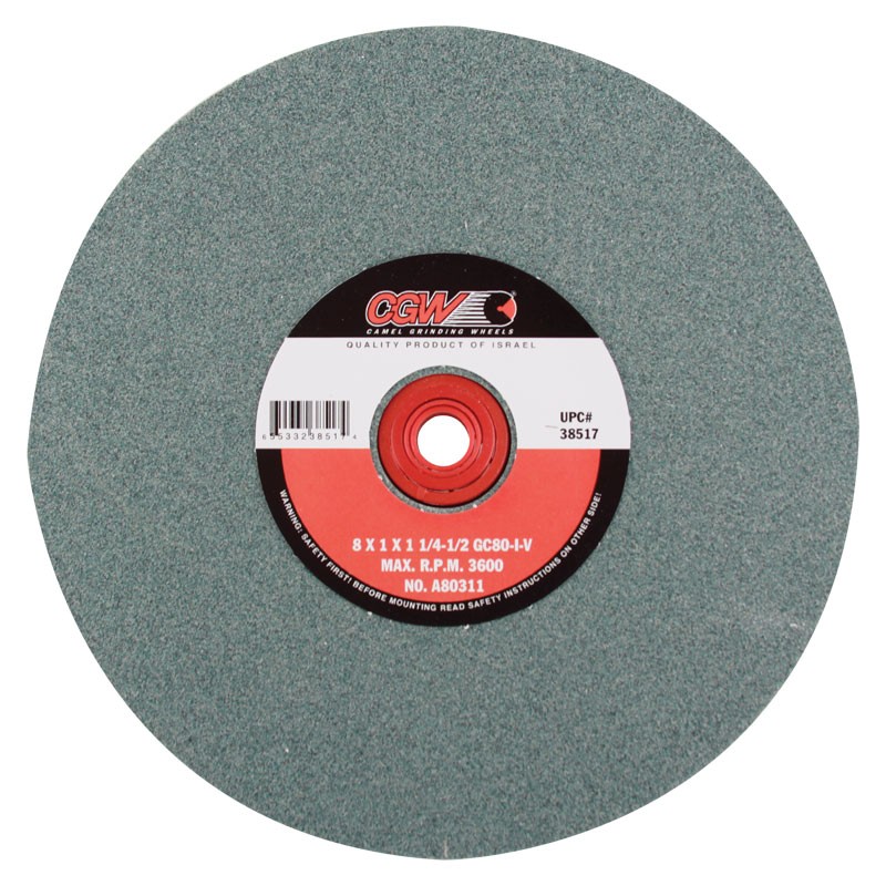 8 X 1 X 1-1/4 Type 1 GC60 IV Bench Grinding Wheel