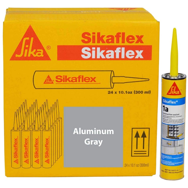 Sikaflex 1A Polyurethane Premium Grade High Performance Elastomeric Sealant, 10.3 Fl. Oz.
