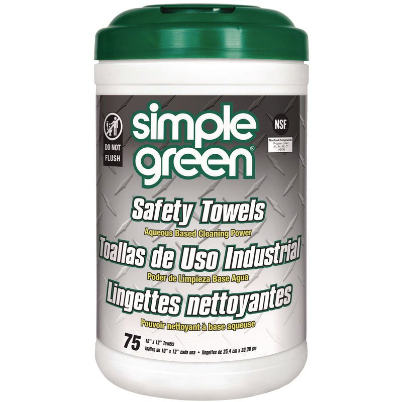 Simple Green® Safety Towels, Bucket of 75