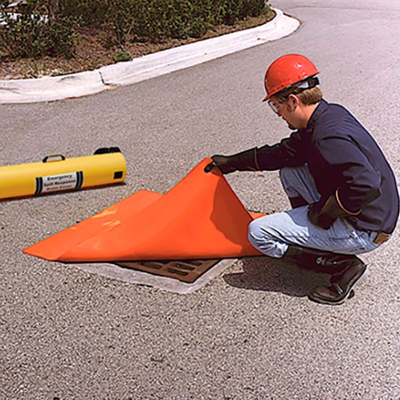 36" x 36" Drain Seal, Orange