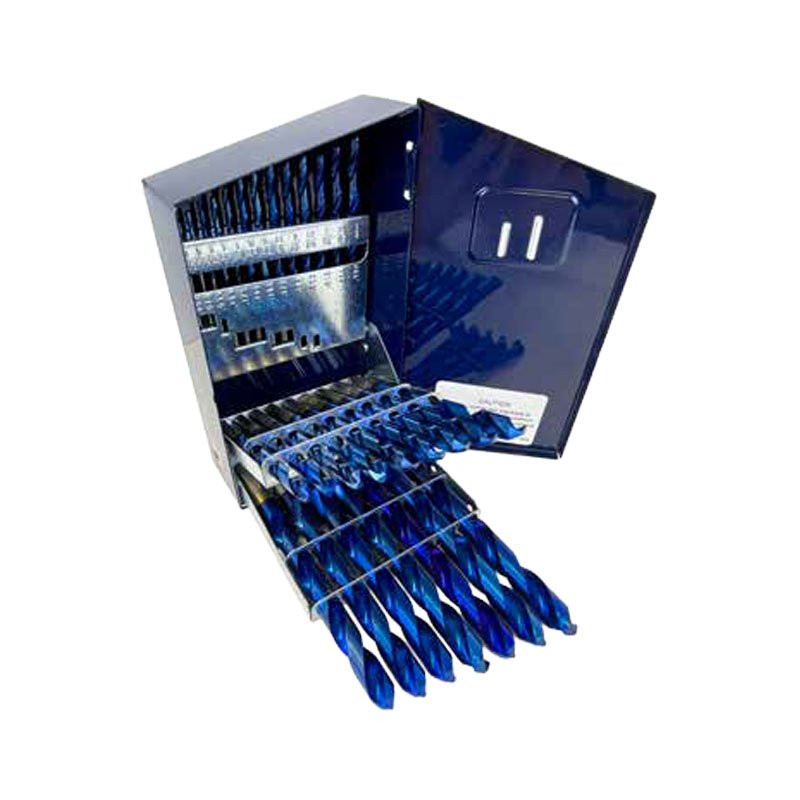 29Pc Kwik Cut® Durablue™ Jobber Drill Bit 1/16--1/2 by 64ths