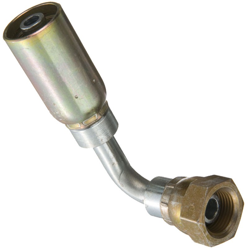 08U-78P 1/2H X G1/2 BRITISH STANDARD(BSPP) 60 DEGREE CONE FEMALE PIPE SWIVEL 90 TUBE ELBOW