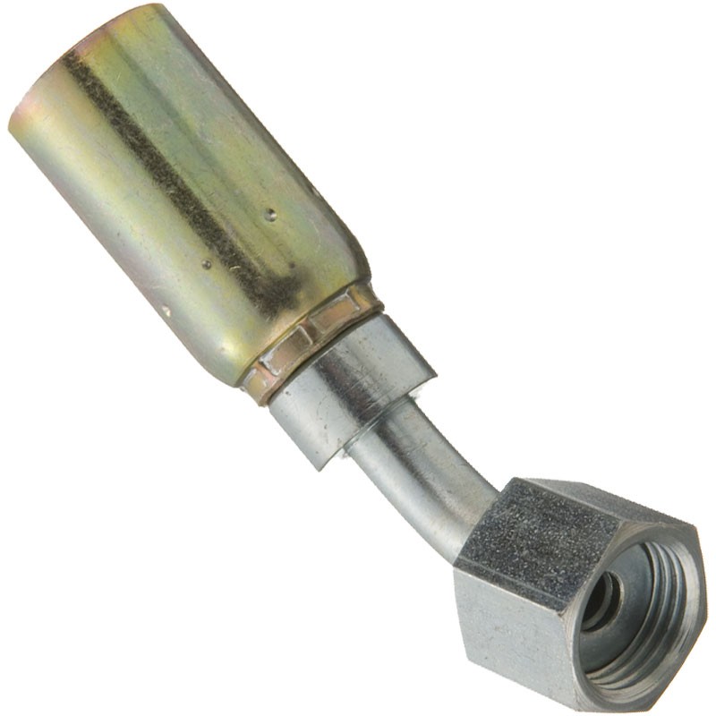 16U-L76 1H X 1T FEMALE FOR-SEAL SWIVEL45 TUBE ELBOW