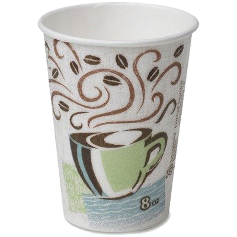 8 OZ DIXIE HOT/COLD PAPER CUPS 50/BX
