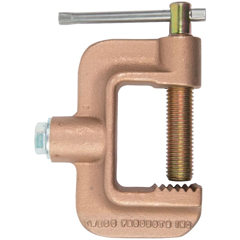 Tweco® Roto-Work GC-600-50 500 Amp C Clamp Style Copper Alloy Ground Clamp - 2-1/2" Jaw