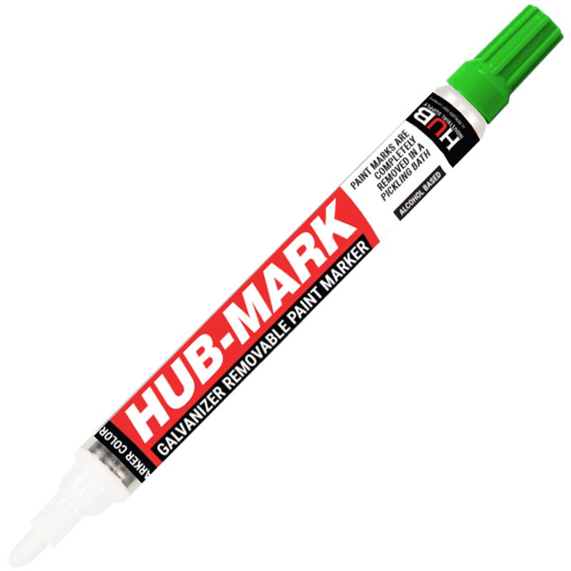 Hub-Mark™ Galvanizer Removable Paint Marker, Green