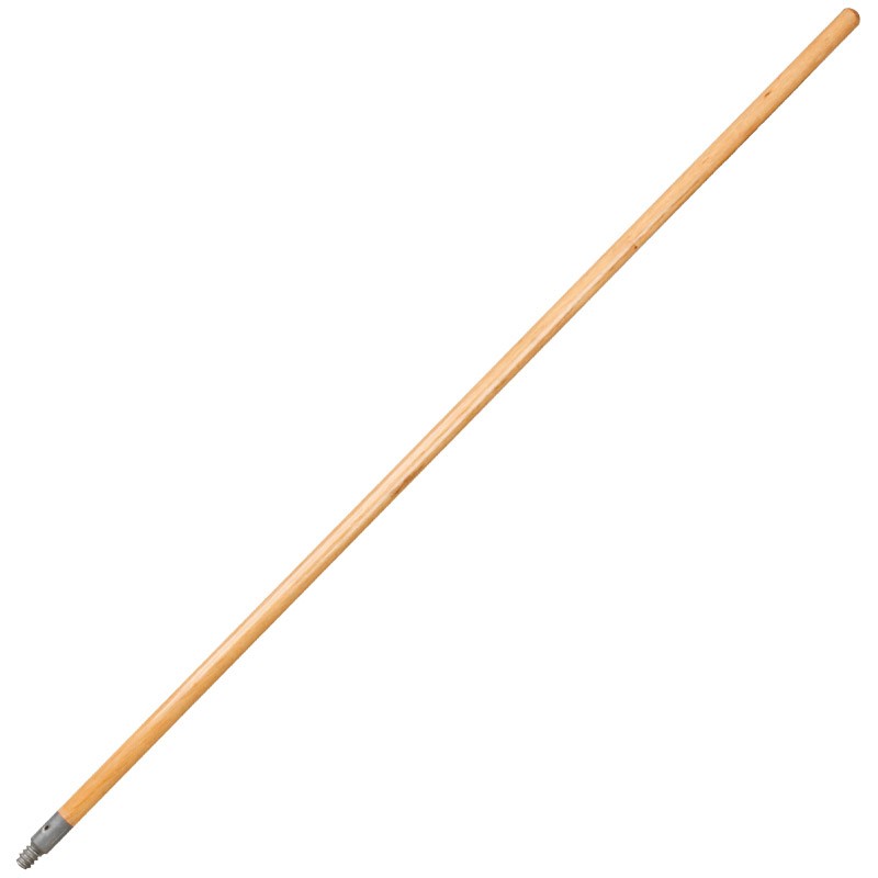 48 IN. WOOD EXTENSION POLE WITH METALTHREADED ENDS