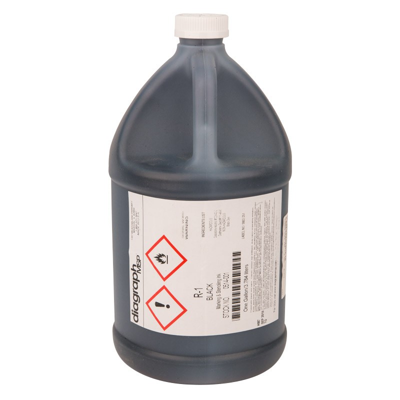 0514001 - Rubber Type Ink, 1 Gallon, Black