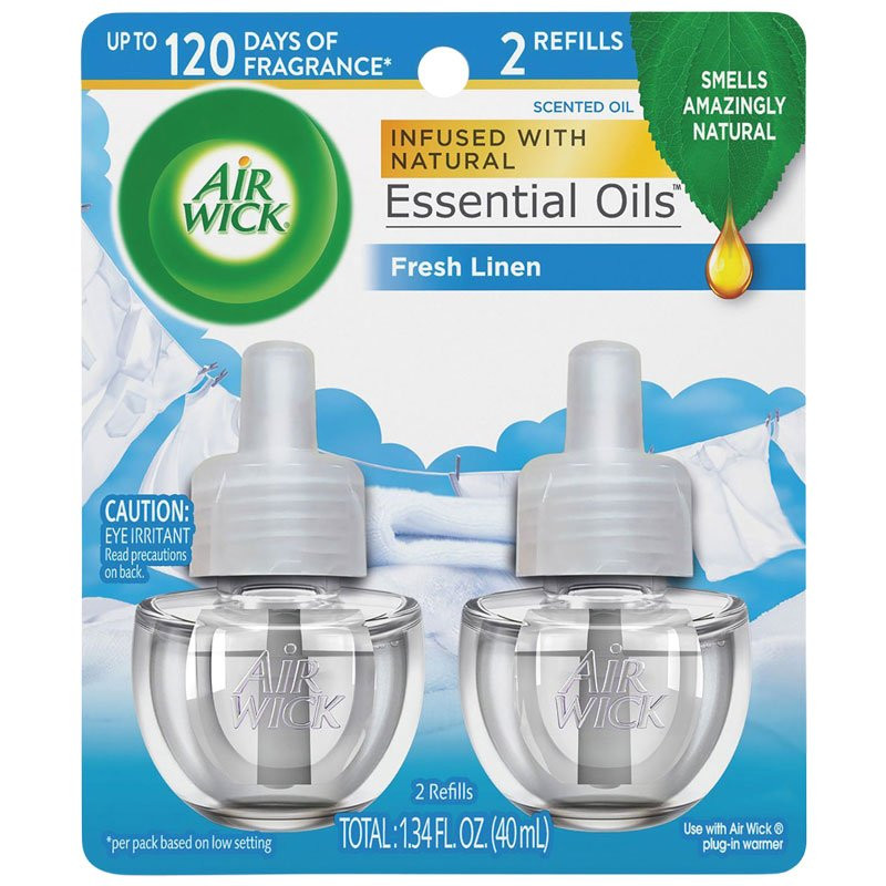 Air Wick® Scented Oil Refill, Snuggle Fresh Linen, Twin Pack