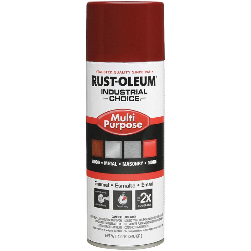 Industrial Choice® Enamel Spray Paint, 12 Oz. Aerosol, Cherry Red