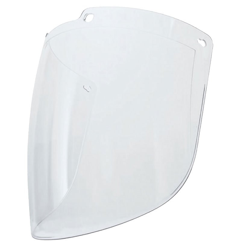 9": x 16" x .090" UVEX® Turboshield™ Visor, Clear Polycarbonate, Anti-Fog