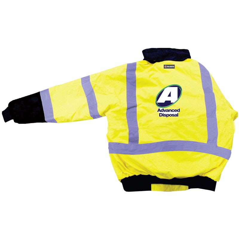 Class 3 Two Tone Water Proof Parka with Color Advanced Disposal Logo, X-Large