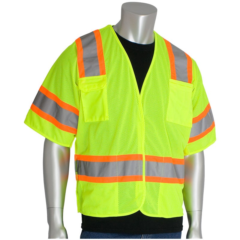 Class 3 Hi-Vis Yellow Breakaway Vest, X-Large