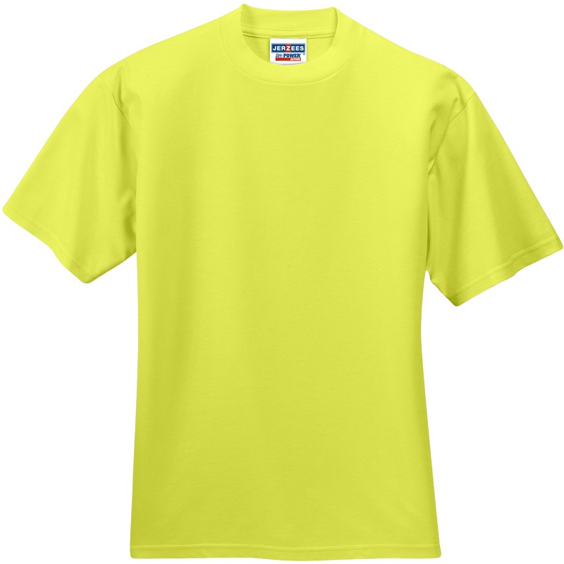 MED SAFETY GREEN DRI-POWER S/S T-SHIRT W/OUT POCKET