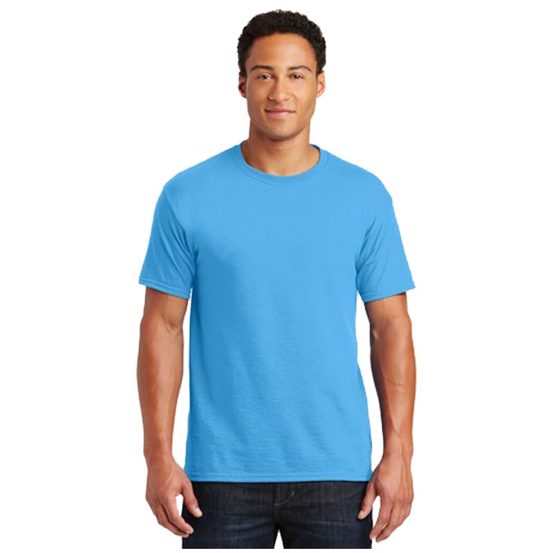 LG AQUATIC BLUE DRI-POWER S/S T-SHIRTW/OUT POCKET