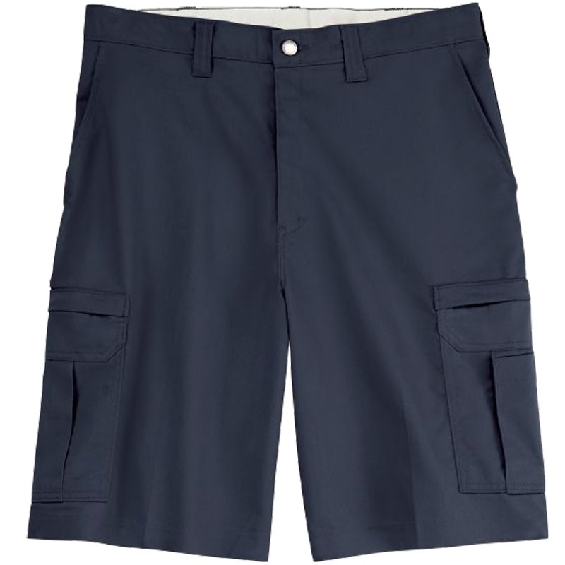 Dickies® Premium Cargo Shorts, Relaxed Fit, Navy Blue, 35W/11L