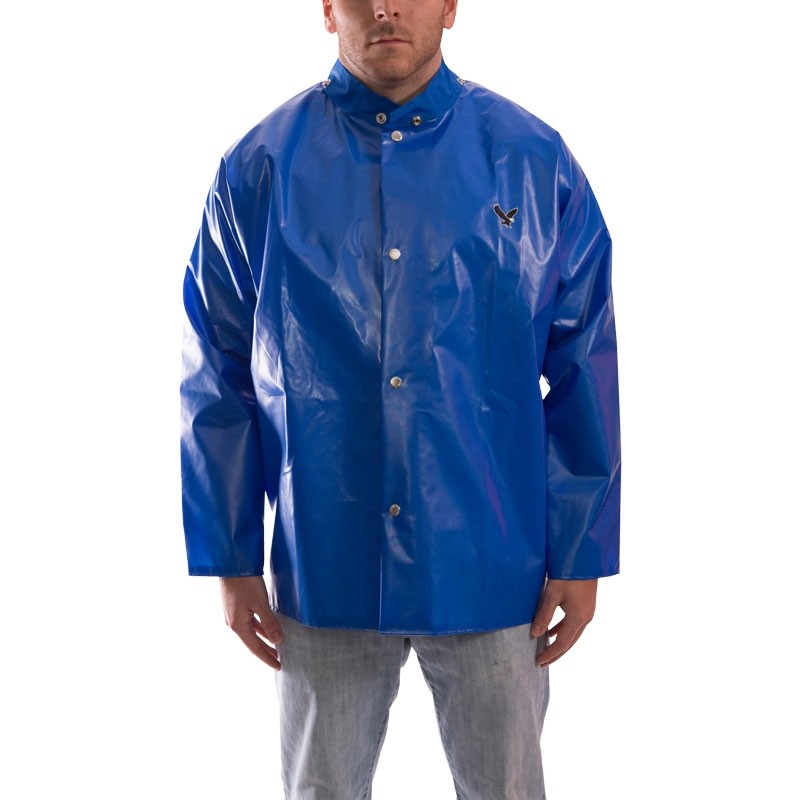 Lightweight Jacket, Polyester on Nylon, Blue, 3-XL