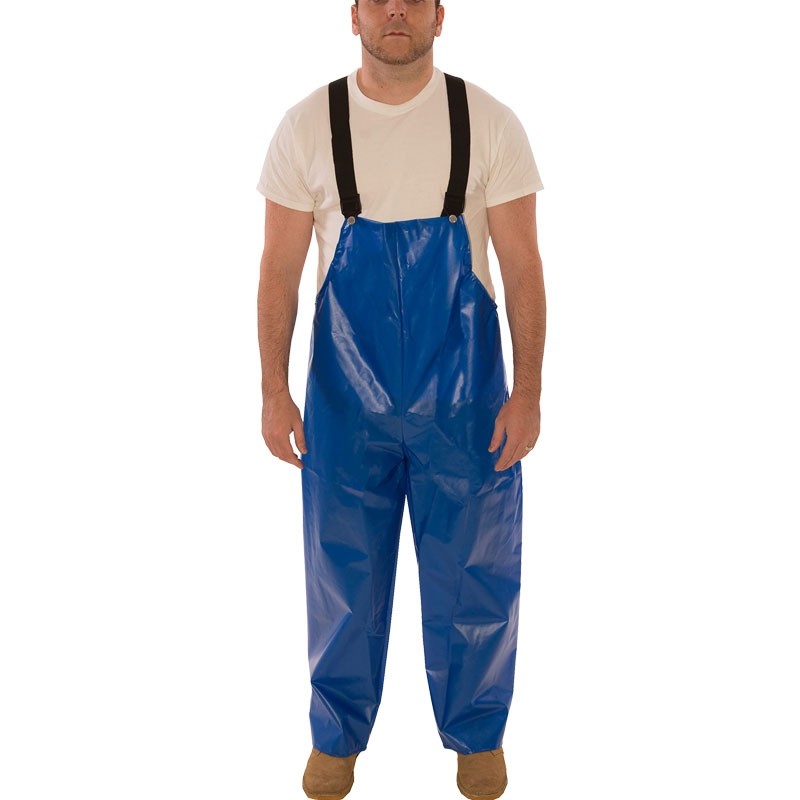 Lightweight Overalls, Polyester on Nylon, Blue, 4-XL