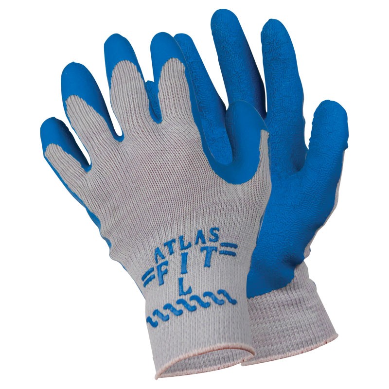 Showa® Atlas® Fit Cotton/Poly Glove, Latex Coated Palm, X-Large