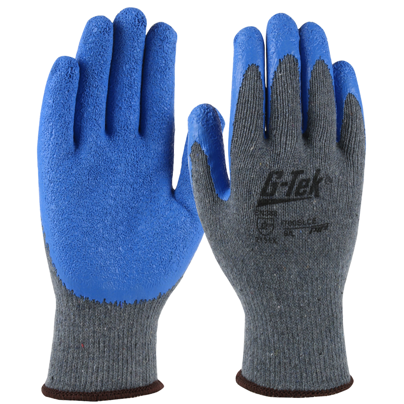 Good Polyester Glove, Latex Coated Palm, Small