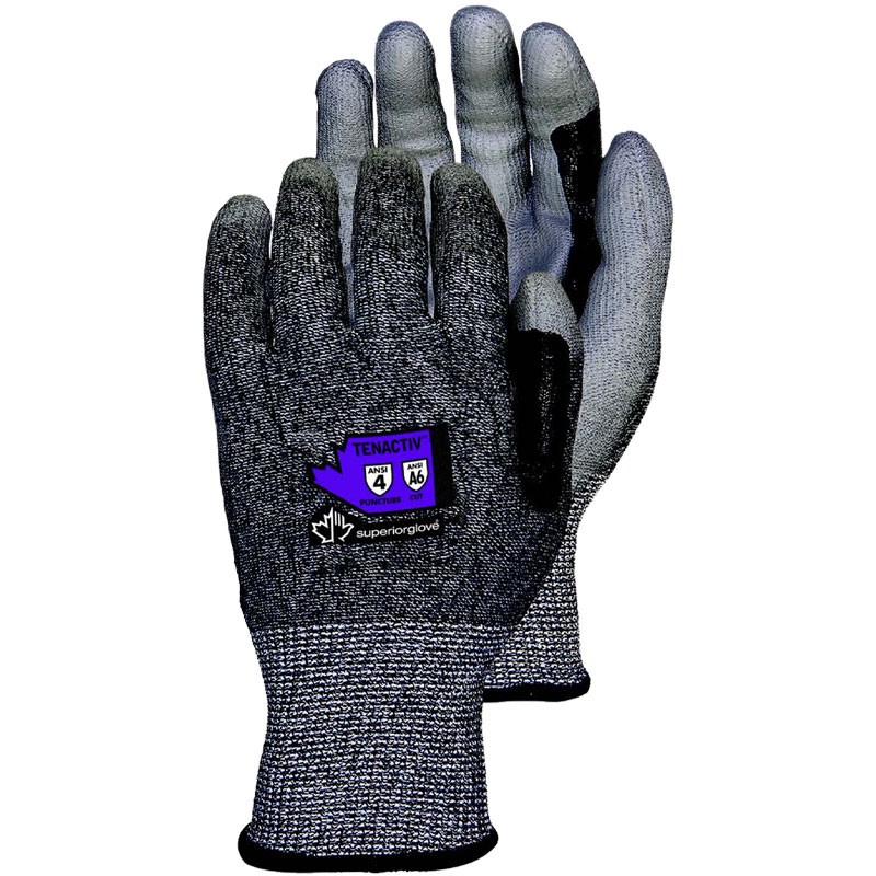 TenActiv™ Glove, Polyurethane Coated Palm, Large