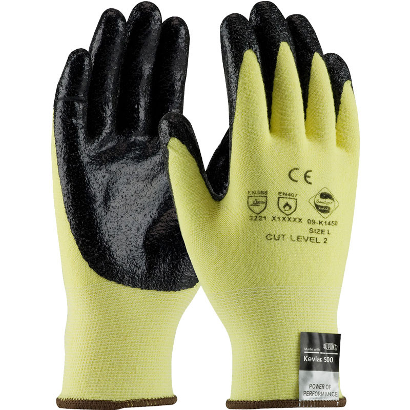 09-K1450-XS / LYCRA SOLID NITRILESMOOTH GRIP GLOVES X- SMALL