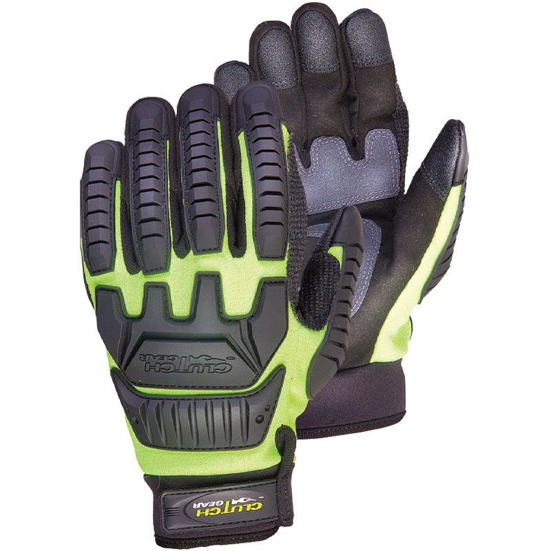 MXVSBPB-L CLUTCH GEAR IMPACT PROTECTION MECHANICS GLOVE W/ PUNKBAN LINER LARGE