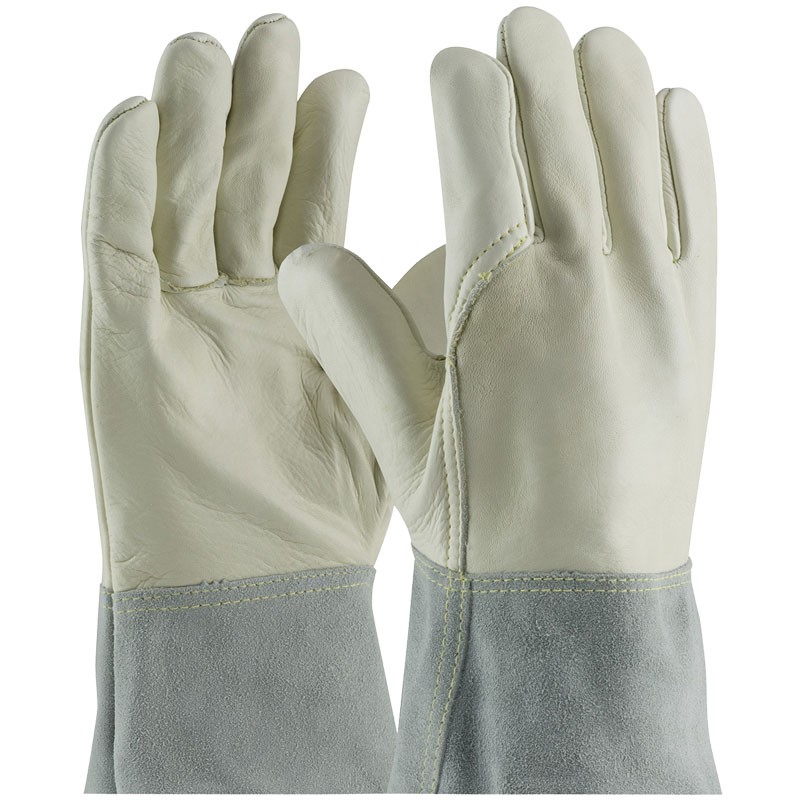 Top Grain Cowhide Welding Gloves, Large