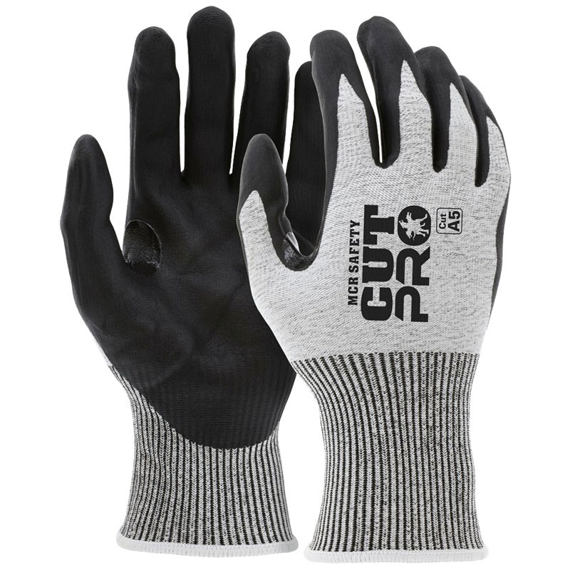 Cut Pro® 13 Gauge HPPE Glove, Bi-Polymer Coated Palm, Touchscreen Compatible, 2-XL