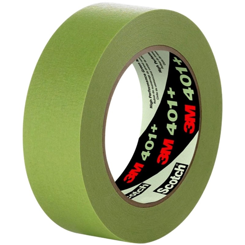 401+ 6 mm x 55 m x High Performance Masking Tape, Green