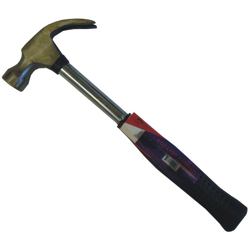 8 Oz Curved Claw Tubular Handle Hammer