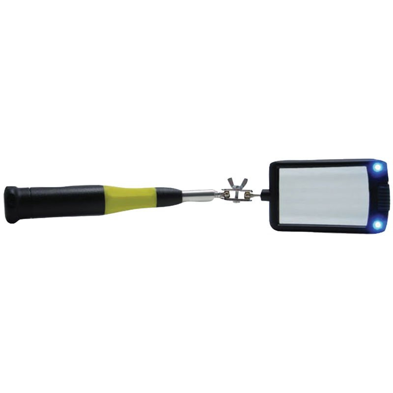 TELESCOPING LIGHTED INSPECTION MIRROR
