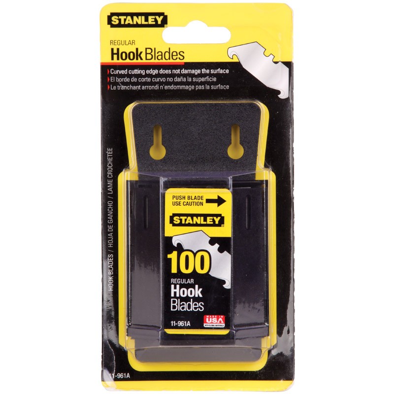 Stanley® Utility Knife Hook Blades 100/ Box