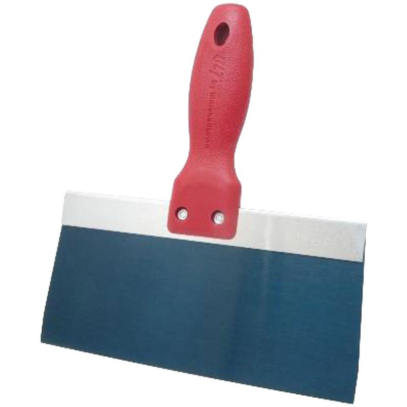 QLT™ 8" Blue Steel Taping Knife, Plastic Handle