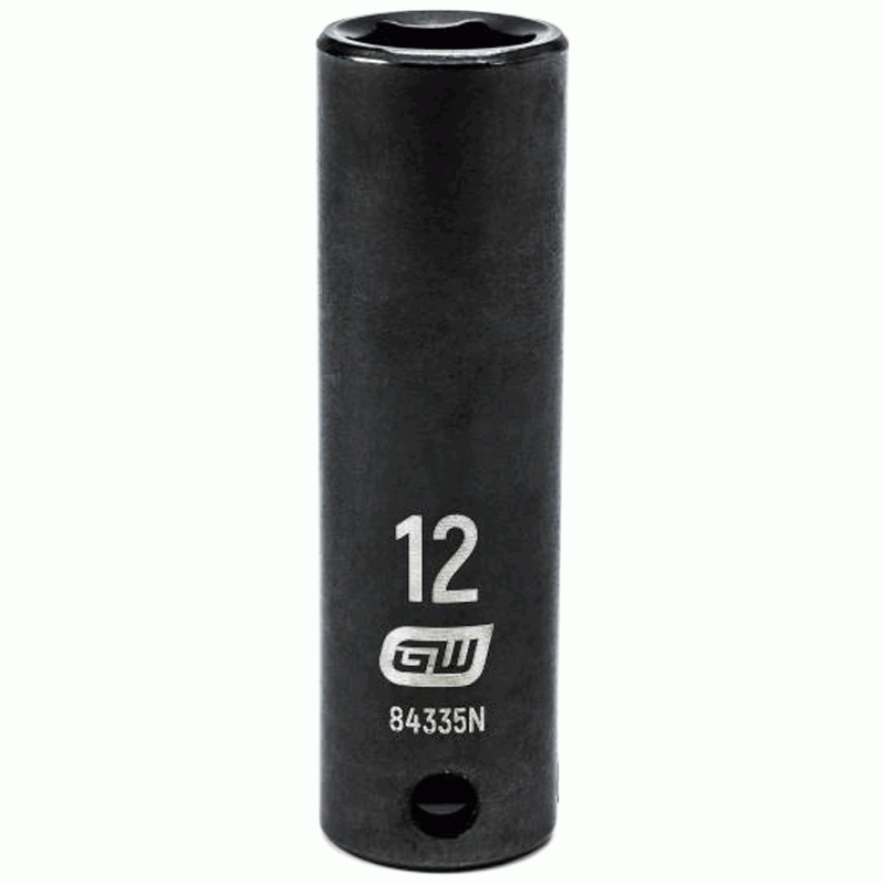 12MM x 3/8" Drive 6-Point Deep Impact Socket
