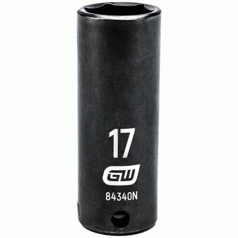 17MM x 3/8" Drive 6-Point Deep Impact Socket