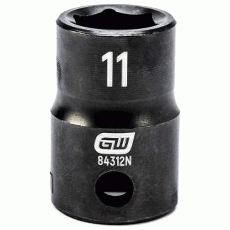 11MM x 3/8" Drive 6-Point Standard Impact Socket