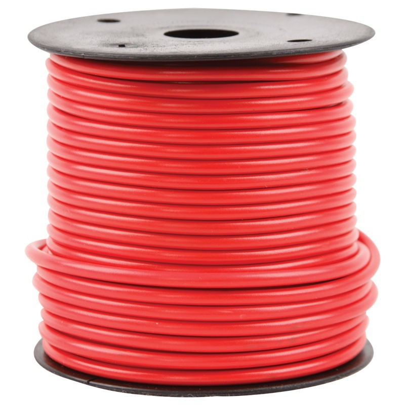 12G WIRE RED - 100 FT.