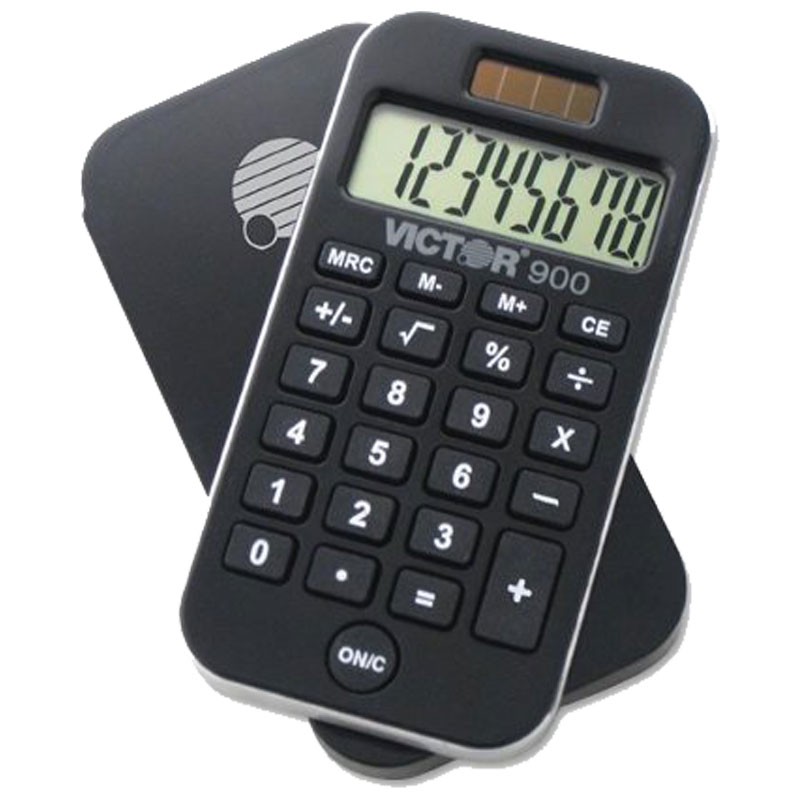8 DIGIT LCD 900 POCKET CALCULATORANTIMICROBIAL
