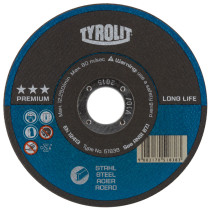 4-1/2" x .040" x 7/8" Type 1 A60S-BFKA Long Life Cut Off Wheel, For Steel (Max RPM: 13,300)