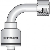 T2830-0813 1/2H X 1/2T O-Ring Face Seal Female 90° Long Tube Bend - T2000 Series