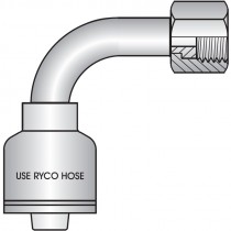 T2830-0813 1/2H X 1/2T O-Ring Face Seal Female 90° Long Tube Bend - T2000 Series