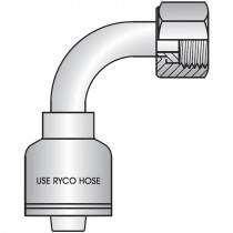 T4820-0813 1/2H X 1/2T O-Ring Face Seal Female 90° Medium Tube Bend - T4000 Series