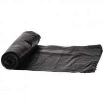 12-16 Gallon Kitchen-Size Trash Bags, 24" x 32", .50 Mil., Black, 500/Case