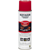 Rust-Oleum® SB Precision Line Inverted Marking Paint - 17 oz. - Safety Red