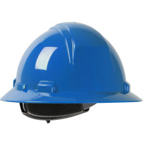 641 Hard Hat, Full Brim, 4-Point Wheel Ratchet Suspension, Royal Blue