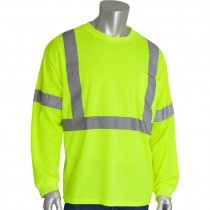 Class 3 Long Sleeve T-Shirt, Hi-Vis Yellow, Small