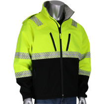 CLASS 3 WATER RESISTANT SOFTSHELL JACKET W/ FLEECE LINING