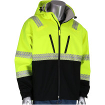 CLASS 3 WATER RESISTANT SOFTSHELL JACKET W/ FLEECE LINING