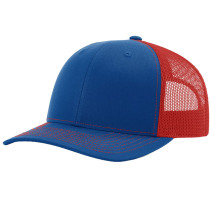 TRUCKERS CAP - ROYAL/RED